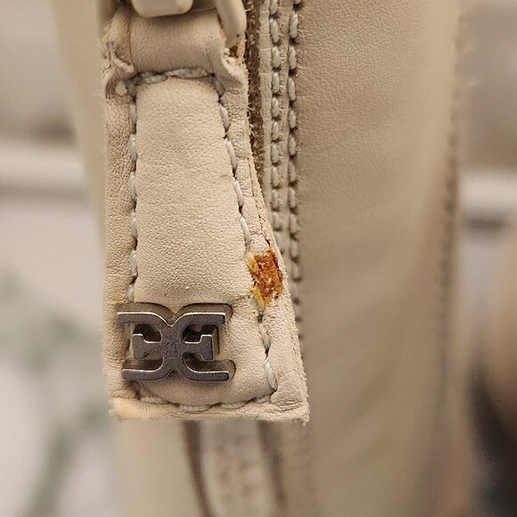 Sam Edelman Genia back zip Chelsea lug boot in Ivory leather. NIB. Size Various - Picture 13 of 13